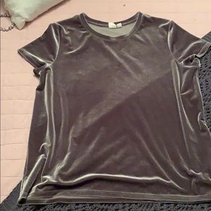 Gap velvet top
